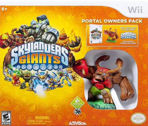 Skylander's Giants Portal Owners Pack box art for Wii